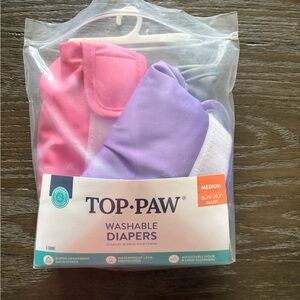 Top Paw - Puppy Washable Diapers - Like New Never Used Size Medium